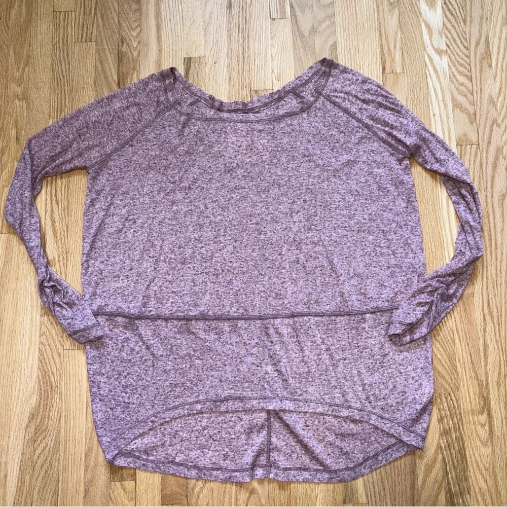 We The Free Purple Burnout Long Sleeve T-Shirt